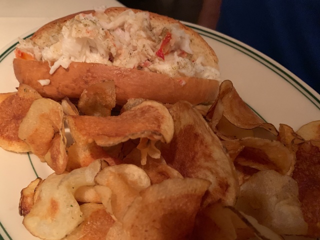 The Alaskan King Crab Roll at Joe's Seafood, Prime Steak & Stone Crab in Washington, D.C.